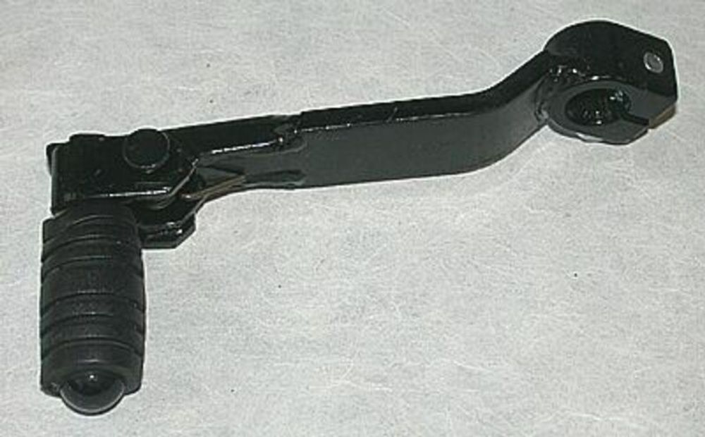 SP 1064130 BIHR Schalthebel Stahl schwarz mit Gummi Yamaha DT50M/50MX/125MX passend fuer YAMAHA DT 125 Schwarz