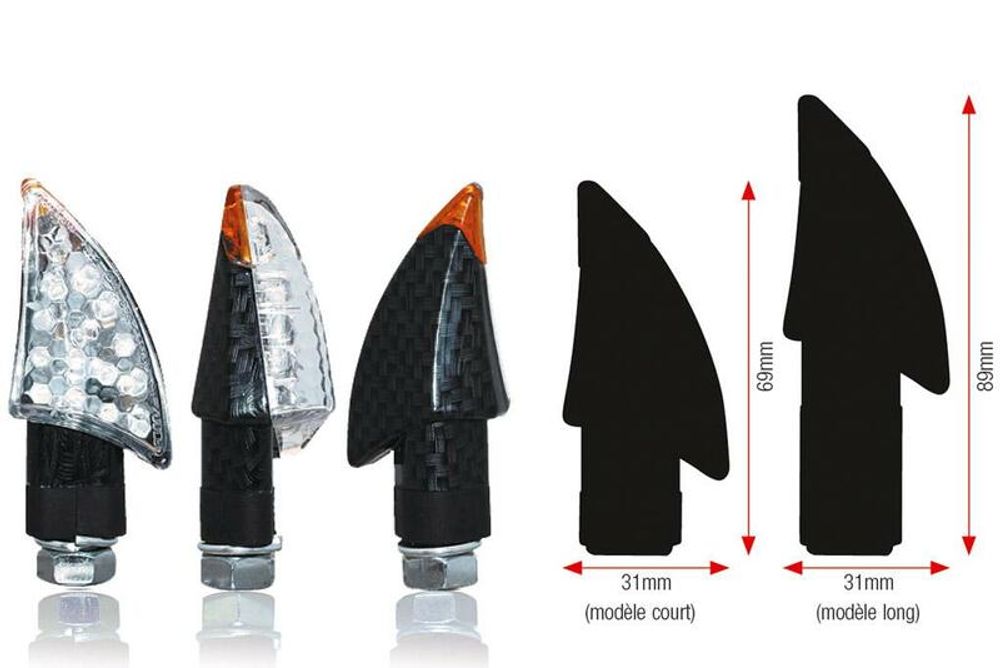 SP 1064264 Blinker BLADE lang passend fuer Schwarz