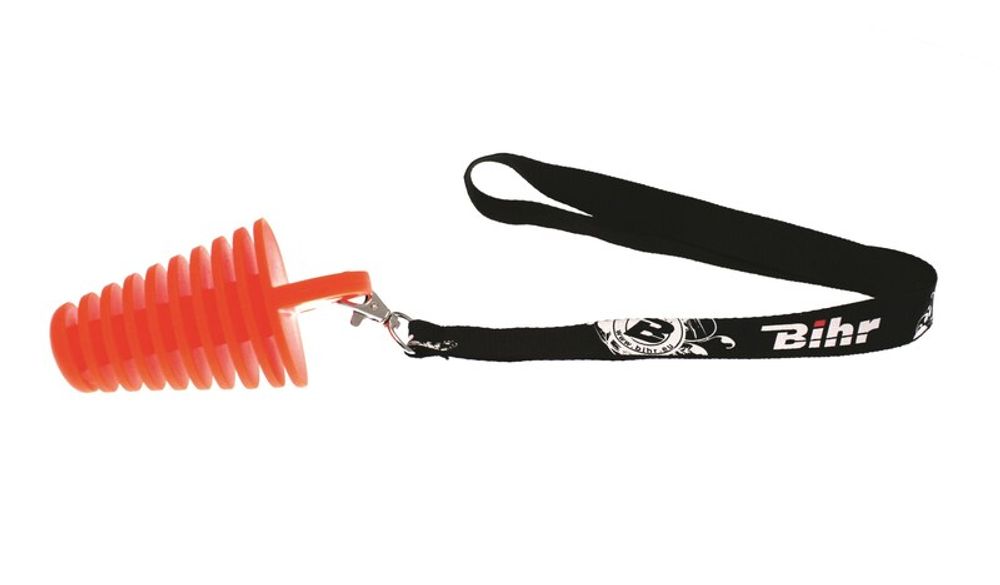SP 1064324 BIHR 2-Takter Auspuffstopfen orange Ø14 bis 37mm passend fuer BETA RR 250 2T Orange