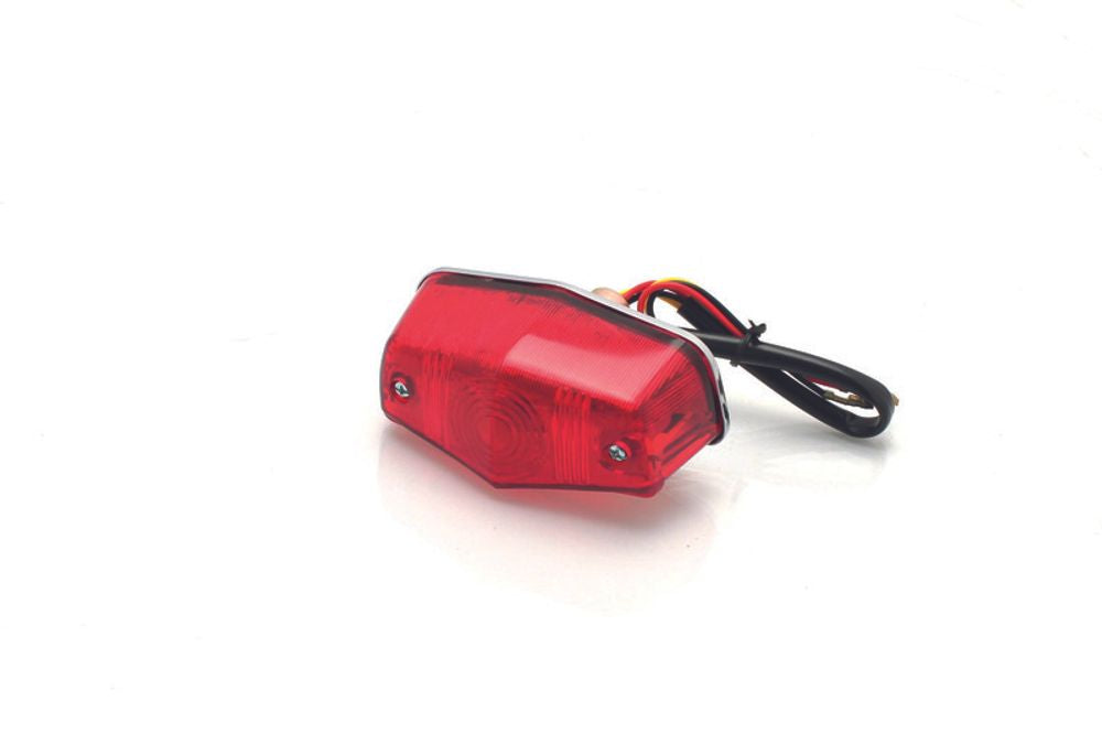 SP 1066344 Lampe hinten zugelassen Bihr Mini-Lucas verchromt P21 - 5W /12V passend fuer Schwarz