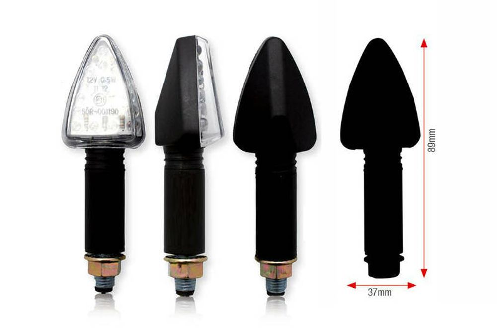 SP 1066948 LED Blinker TRILEDS, lang passend fuer Schwarz