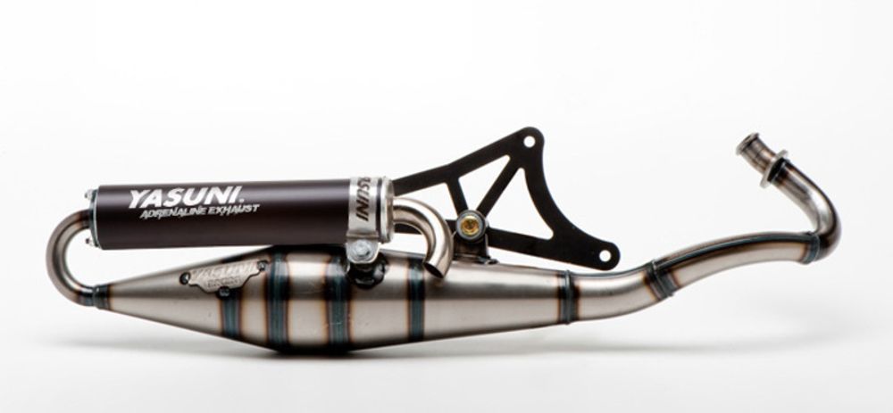 SP 1067710 YASUNI Z Series Komplett Auspuff - Aluminium Schwarz passend fuer APRILIA SR 50