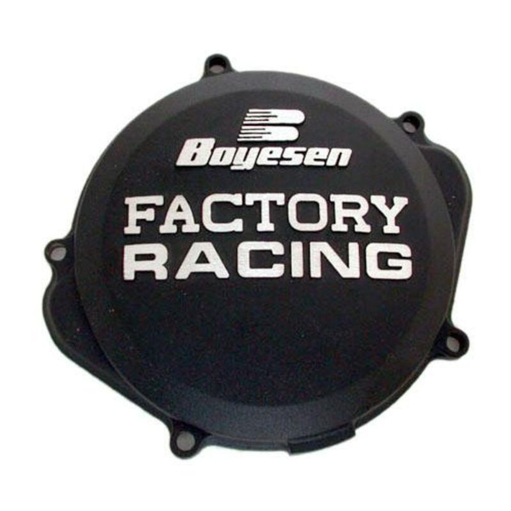 SP 1073649 BOYESEN Factory Racing Kupplungsdeckel schwarz Kawasaki KX250F passend fuer KAWASAKI KX 250 Schwarz