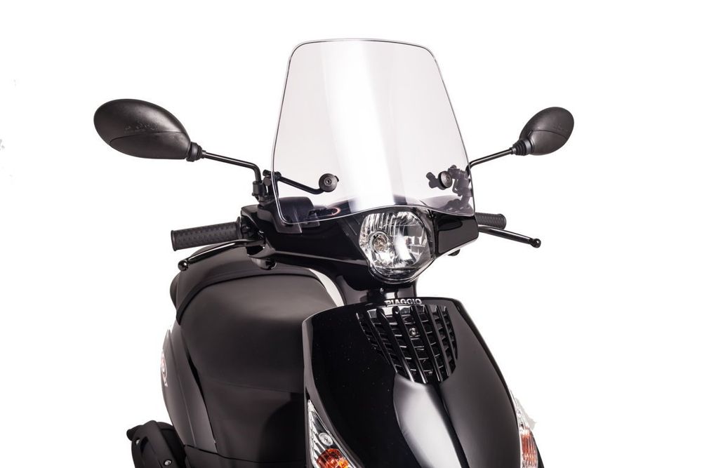 PUIG 6534W Rollerscheibe Trafic  passend fuer PIAGGIO ZIP 50 2T Transparent