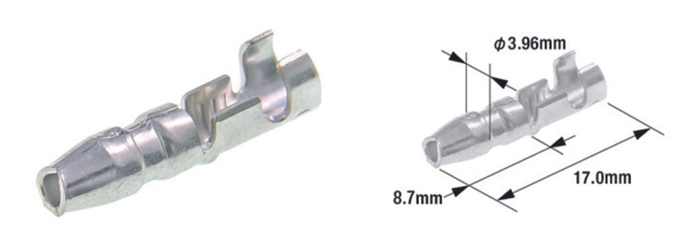 SP 1078243 TOURMAX Quetschverbinder männlich rund universal passend fuer