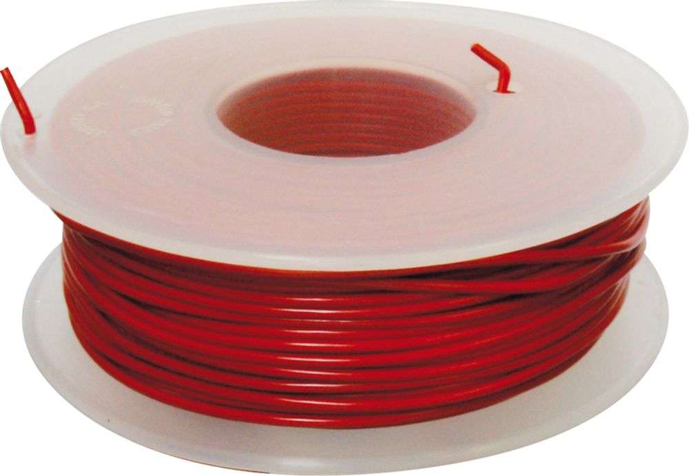 SP 1079838 BIHR Elektrokabel 1 mm² 25 m Rot passend fuer Rot