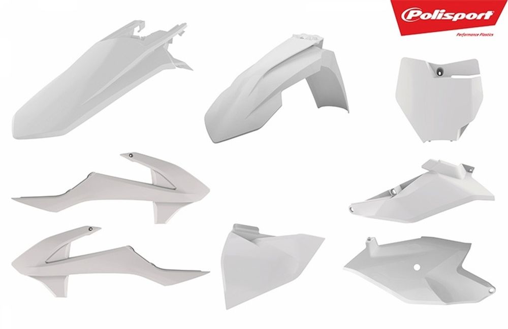 SP 1086165002 POLISPORT Plastik-Kit weiß KTM SX85 passend fuer KTM 85 SX Weiss