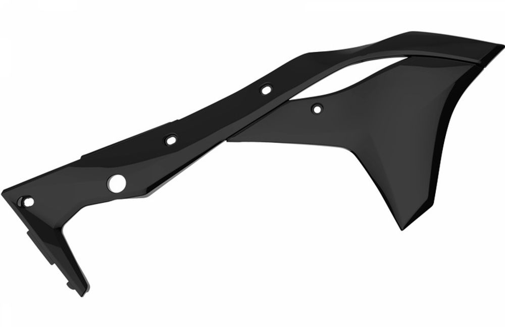 SP 1086272004 POLISPORT Kühlerspoiler seitlich Schwarz Kawasaki KX250F passend fuer KAWASAKI KX 250 F Schwarz