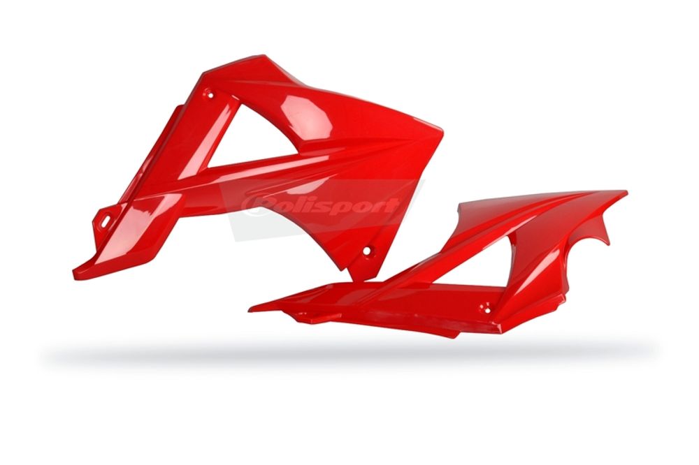 SP 1086278003 POLISPORT Kühlerspoiler seitlich EC/EC-E 10-11 Rot passend fuer GAS GAS EC 250 Rot