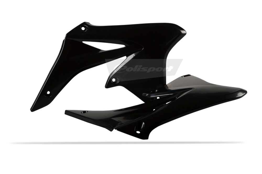 SP 1086279001 POLISPORT Kühlerspoiler seitlich Schwarz Suzuki RM-Z250 passend fuer SUZUKI RM-Z 250 Schwarz