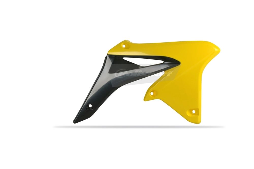 SP 1086279002 POLISPORT Kühlerspoiler seitlich RMZ250 10-13 Schwarz/Gelb passend fuer SUZUKI RM-Z 250 Gelb