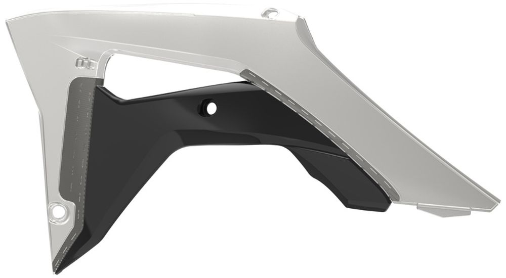 SP 1086283001 POLISPORT Kühlerspoiler seitlich Clear Honda CRF450R passend fuer HONDA CRF 450 R Transparen