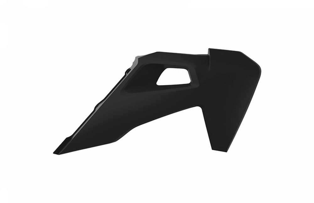 SP 1086327001 POLISPORT Kühlerspoiler seitlich Schwarz passend fuer HUSQVARNA TC 125 Schwarz
