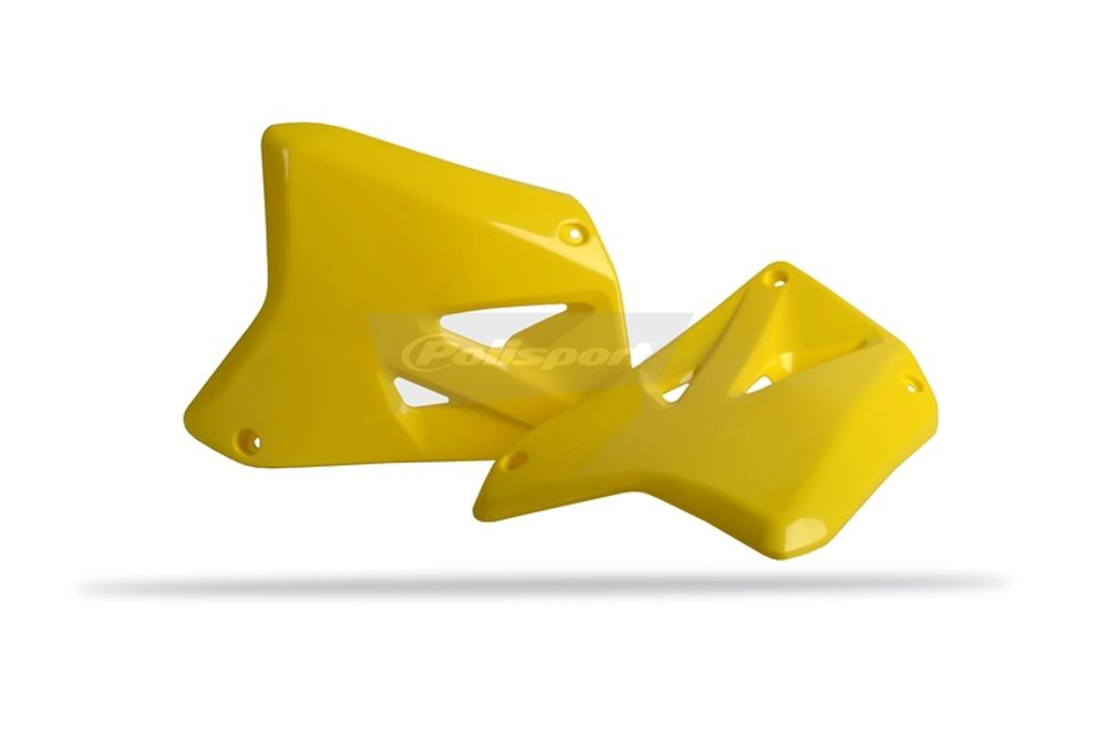 SP 1086328001 POLISPORT Kühlerspoiler seitlich RM125-250 01-08 Gelb passend fuer SUZUKI RM 125 Gelb