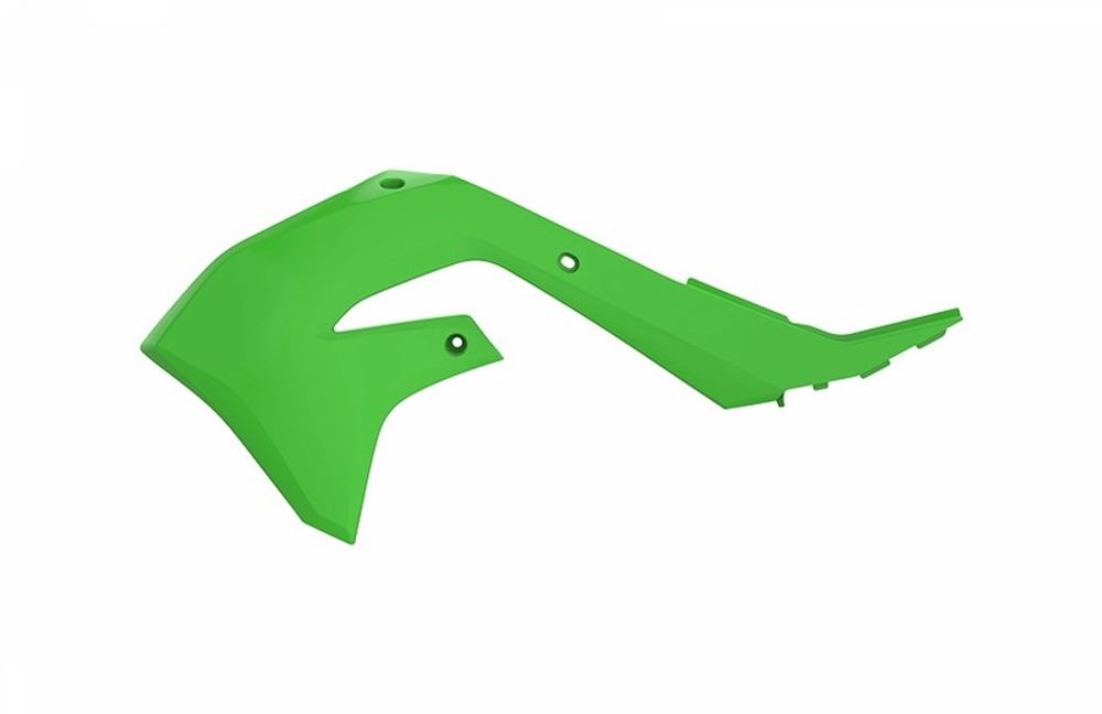 SP 1086331001 POLISPORT Kühlerspoiler seitlich Grün Kawasaki KX450 passend fuer KAWASAKI KX 450 Grün