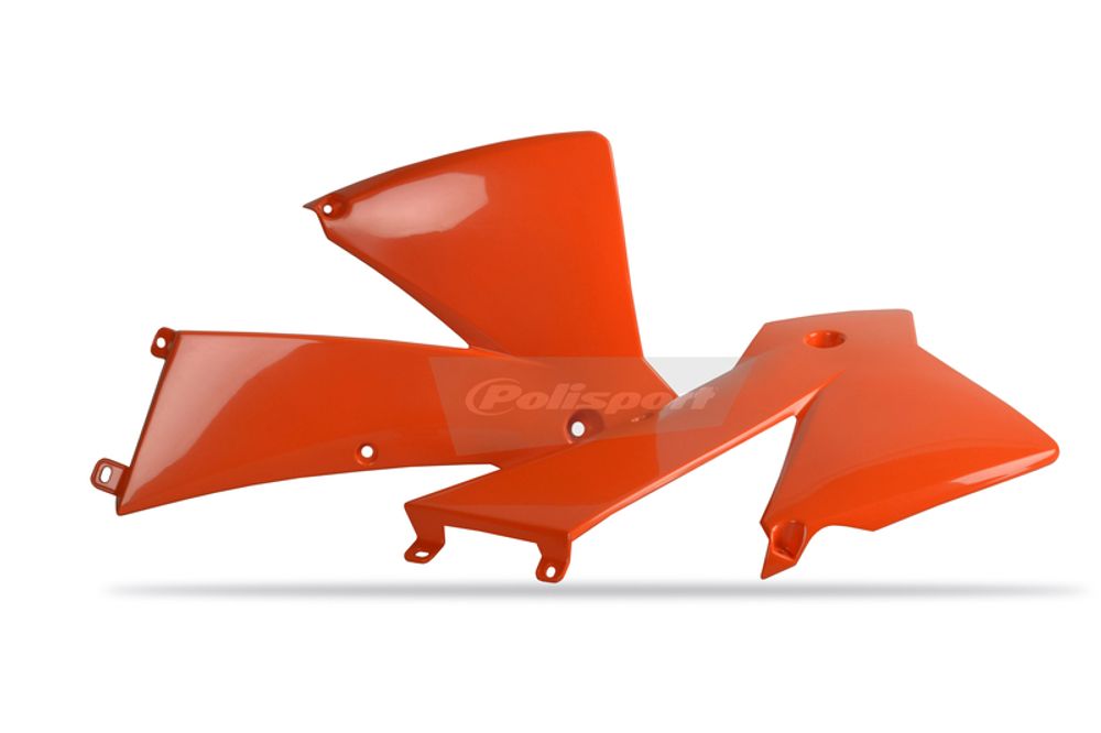 SP 1086335001 POLISPORT Kühlerspoiler seitlich Orange KTM passend fuer KTM 125 SX Orange