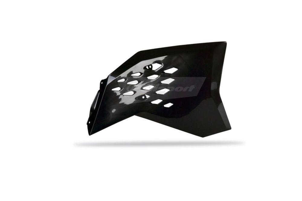 SP 1086348001 POLISPORT Kühlerspoiler seitlich KTM SX EXC 07-10 Schwarz passend fuer KTM 300 EXC Schwarz