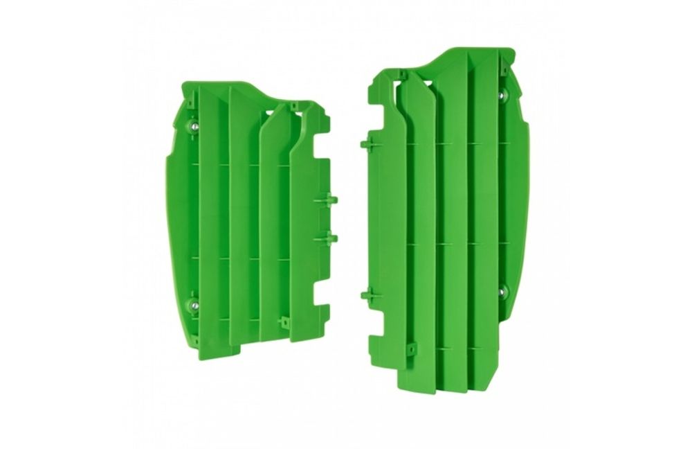 SP 1086403002 Kühlerabdeckung POLISPORT grün Kawasaki KX450F passend fuer KAWASAKI KX 250 Grün