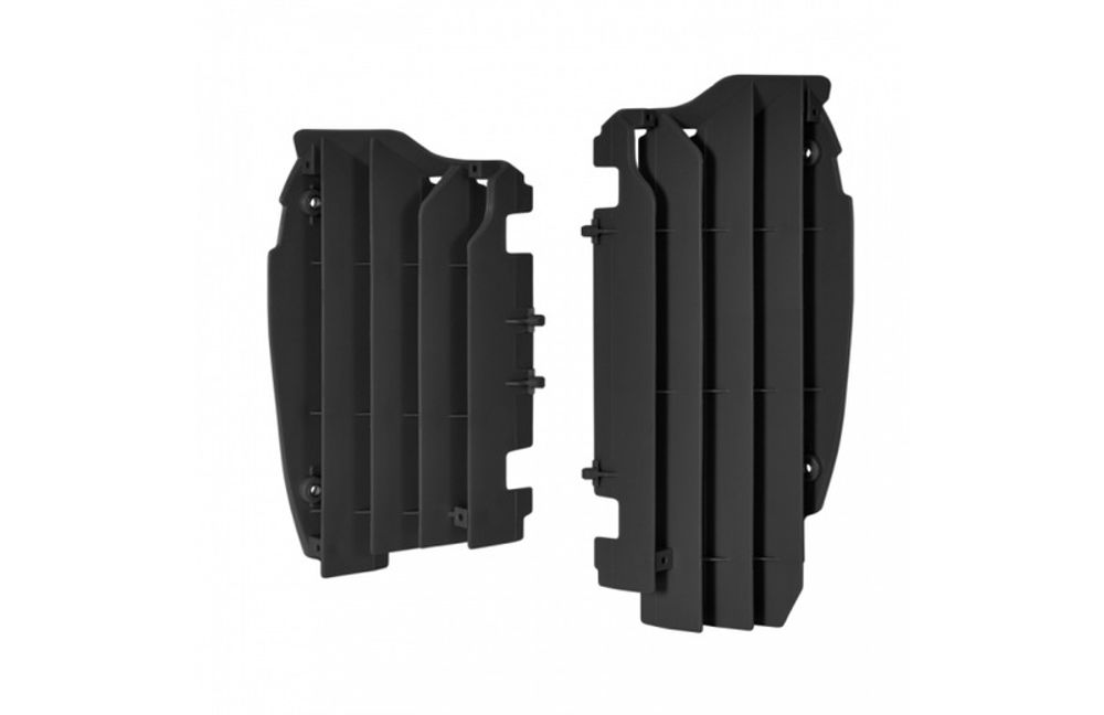 SP 1086426001 POLISPORT Kühlerverkleidung schwarz Kawasaki KX250F passend fuer KAWASAKI KX 250 F Schwarz