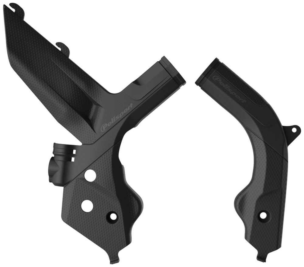 SP 1086447001 POLISPORT Rahmenschutz passend fuer KTM 350 SX-F Schwarz