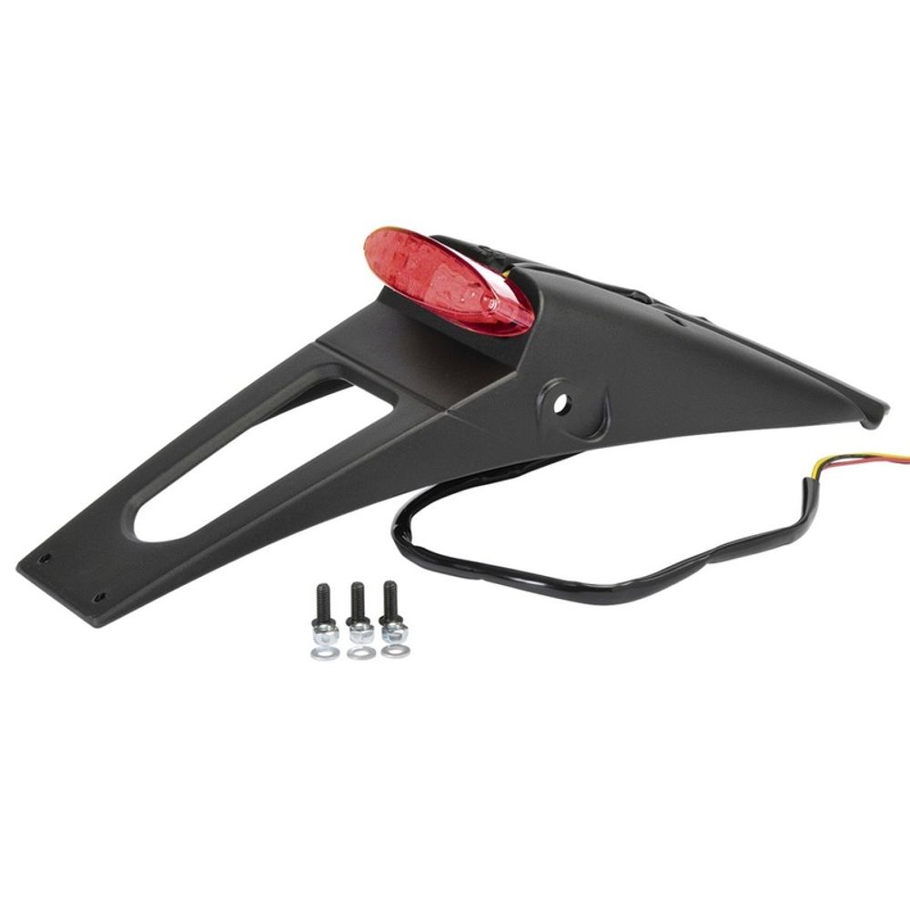 SP 1086513001 POLISPORT RSP Led 2.0 Tail Light Black w/ Light & License Plate Light passend fuer BETA RR 250 2T Schwarz