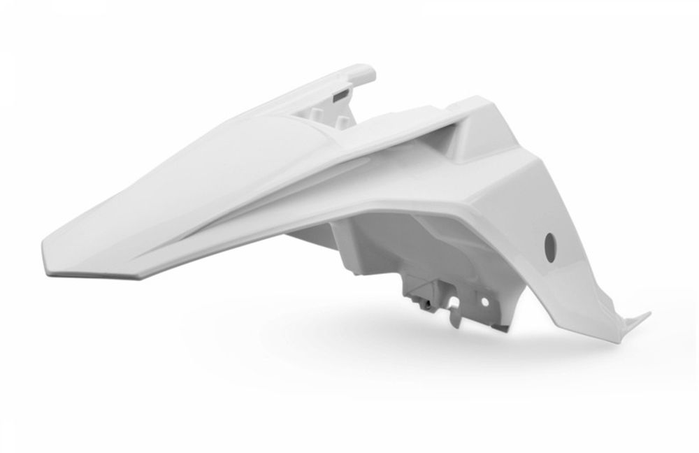 SP 1086528001 POLISPORT Rear Fender OEM Color White KTM SX65 passend fuer KTM 65 SX Weiss