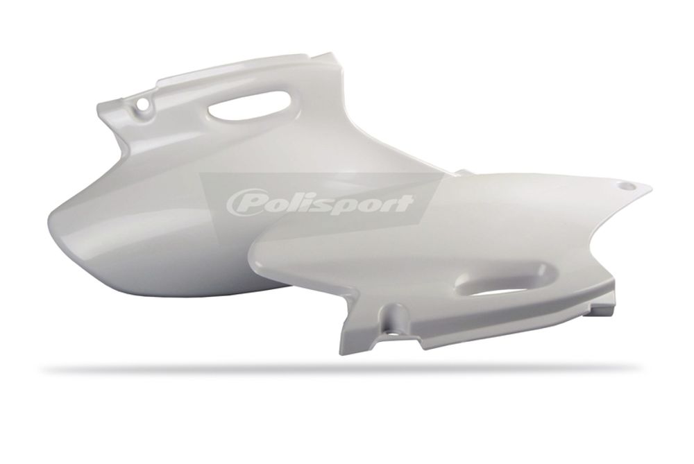 SP 1086582001 POLISPORT Seitenverkleidungen passend fuer YAMAHA WR 400 F Weiss