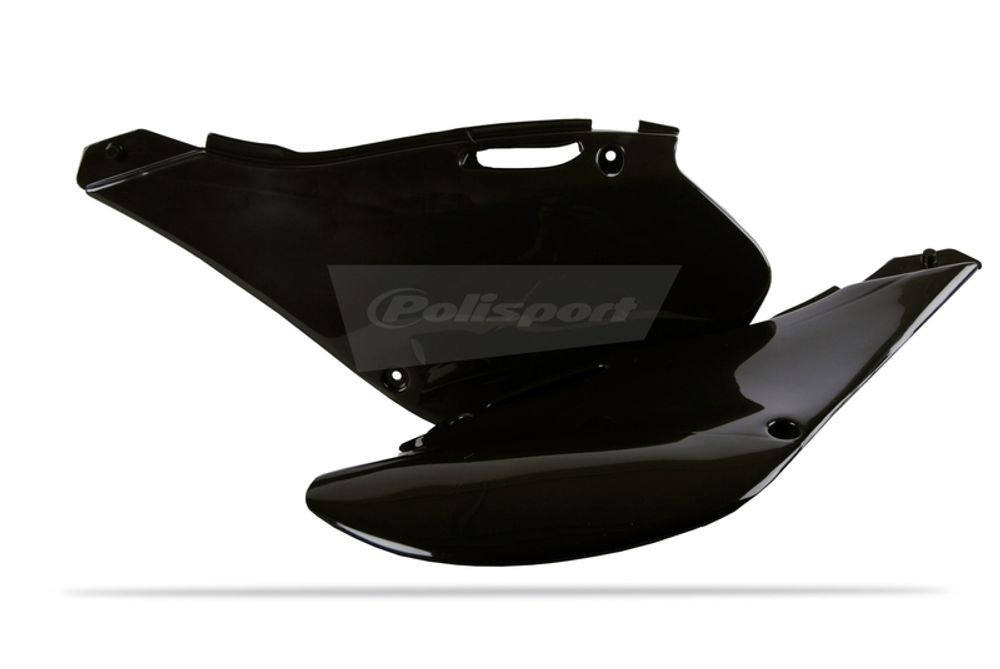 SP 1086583002 POLISPORT Seitenverkleidungen passend fuer KAWASAKI KX 250 Schwarz