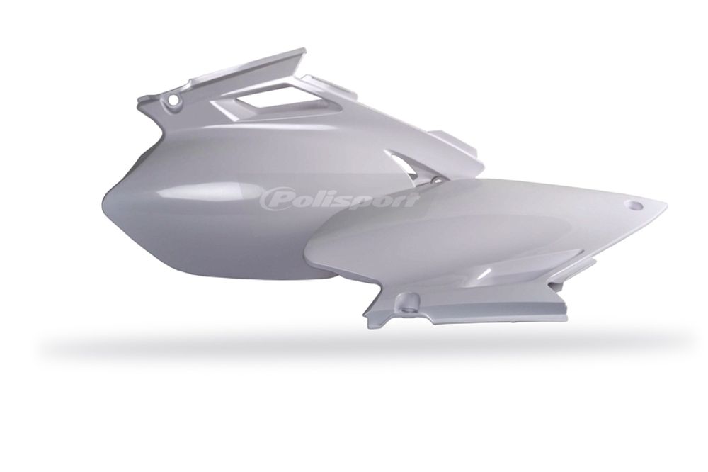 SP 1086592001 POLISPORT Seitenverkleidungen passend fuer YAMAHA YZ 250 F Weiss
