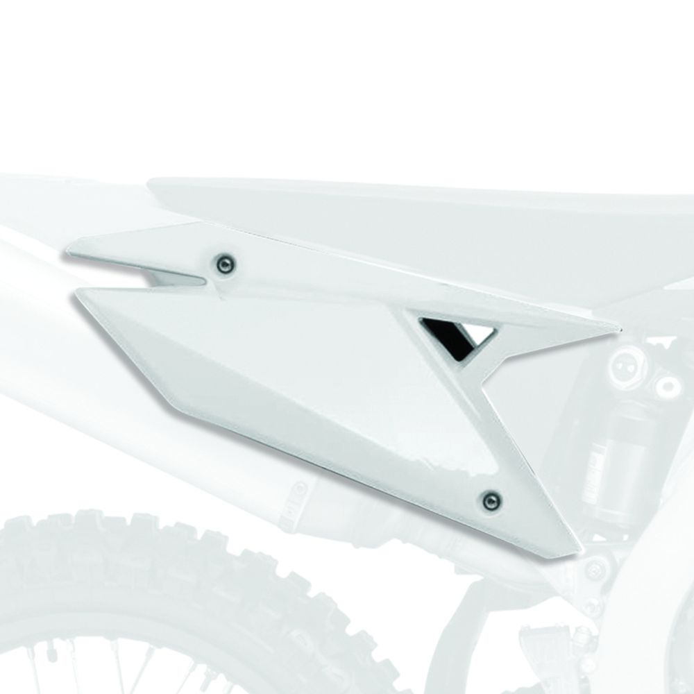 SP 1086612003 POLISPORT Seitenverkleidungen passend fuer SUZUKI RM-Z 250 Weiss
