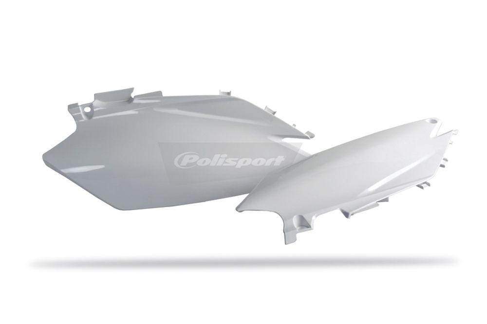 SP 1086614001 POLISPORT Seitenverkleidungen passend fuer HONDA CRF 250 R Weiss