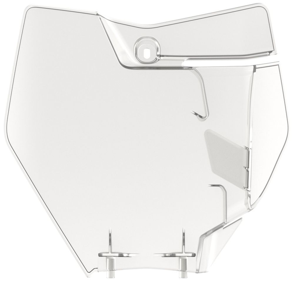 SP 1086655001 POLISPORT Nummerntafel vorne transparent KTM SX/SX-F125 passend fuer KTM 450 EXC-F Transparen