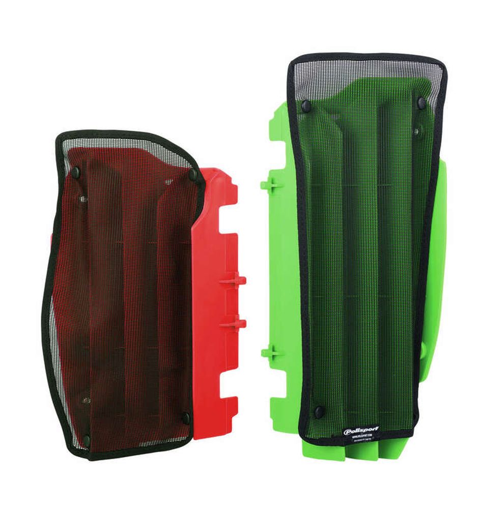 SP 1086700001 Netz für Kühlerabdeckung POLISPORT schwarz Kawasaki KX450F passend fuer KAWASAKI KX 450 F Schwarz