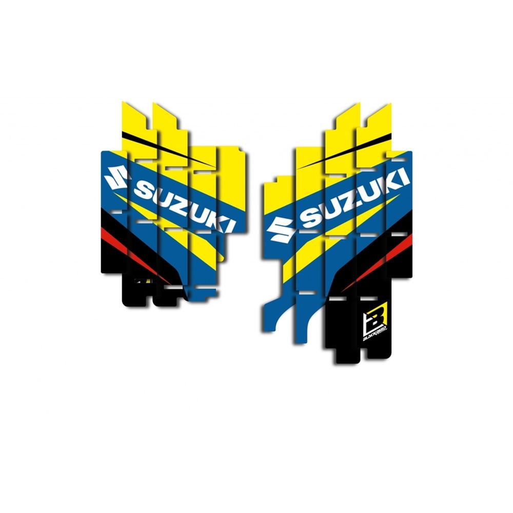 SP 1091331 BLACKBIRD Dream Graphic 4 Kühlerlamellen Grafik-Kit Suzuki RMZ passend fuer SUZUKI RM-Z 450