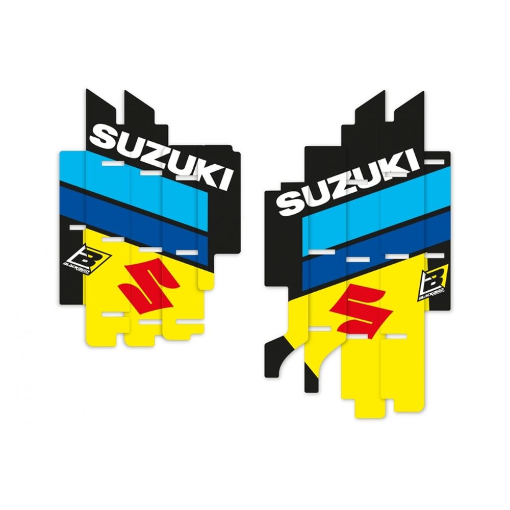SP 1091332 BLACKBIRD Replica Kevin Strijbos 2020 Kühlerlamellen Grafik Kit Suzuki passend fuer SUZUKI RM-Z 450