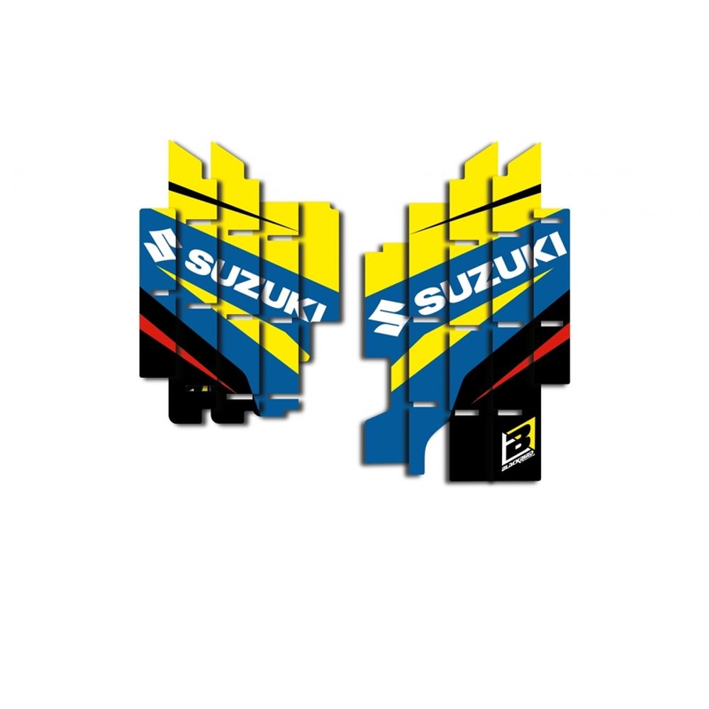 SP 1091333 BLACKBIRD Dream Graphic 4 Kühlerlamellen Grafik-Kit Suzuki RMZ passend fuer SUZUKI RM-Z 250