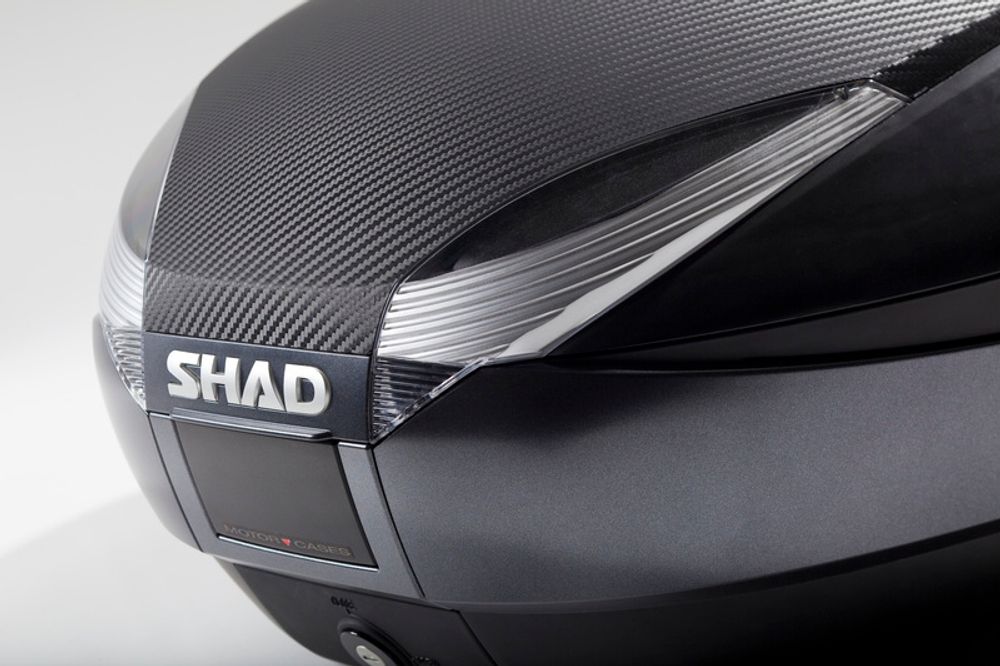 SP 1092080 SHAD SH48DG Top Case - Dunkelgrau/Schwarz passend fuer HONDA PS 150 Grau