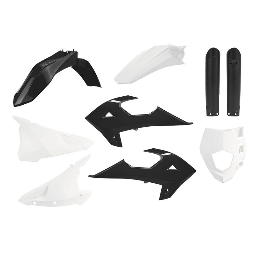 SP 1092566 POLISPORT Plastic Kit Black/White Gas Gas passend fuer GAS GAS EC 300 Schwarz