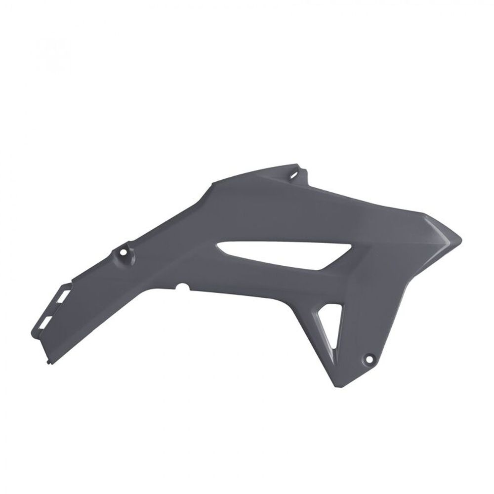 SP 1095741004 POLISPORT Kühlerspoiler seitlich Nardo Grau Honda CRF450R passend fuer HONDA CRF 250 R Grau