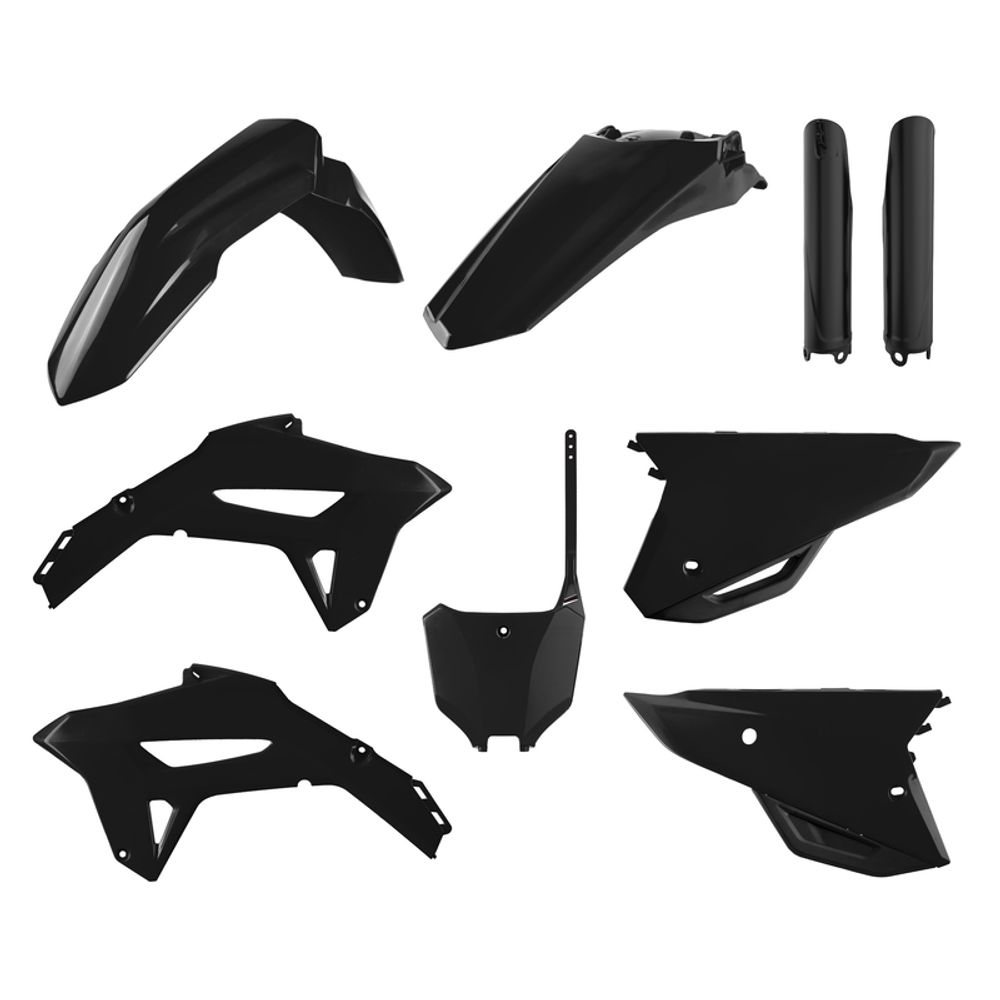 SP 1096266003 POLISPORT Plastic Kit Black Honda CRF450R passend fuer HONDA CRF 450 R Schwarz
