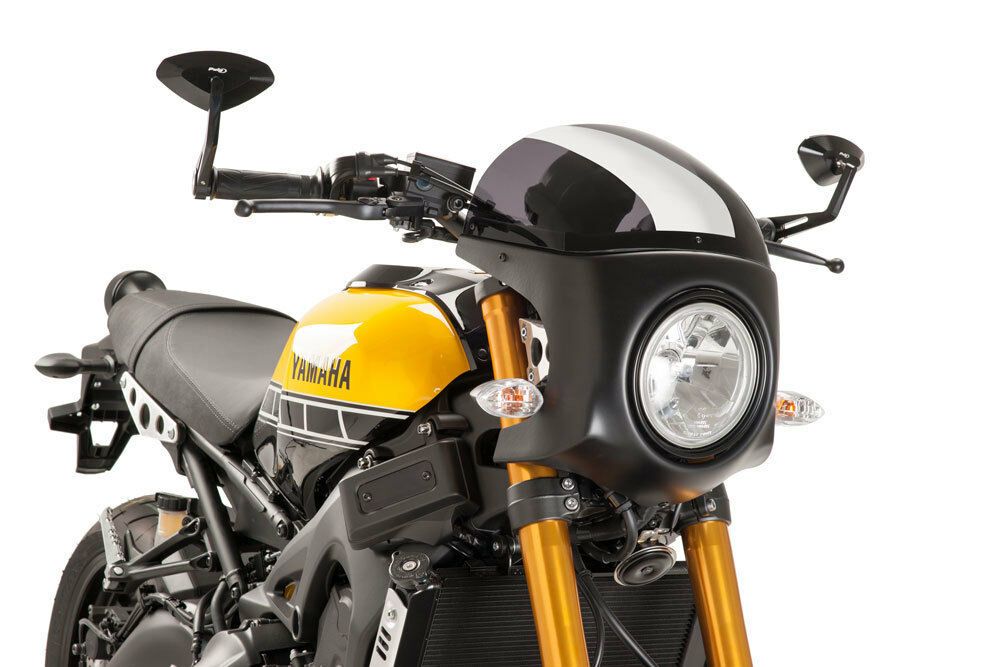 PUIG 8934F Retro-Verkleidungscheibe passend fuer YAMAHA XSR900 Stark getönt