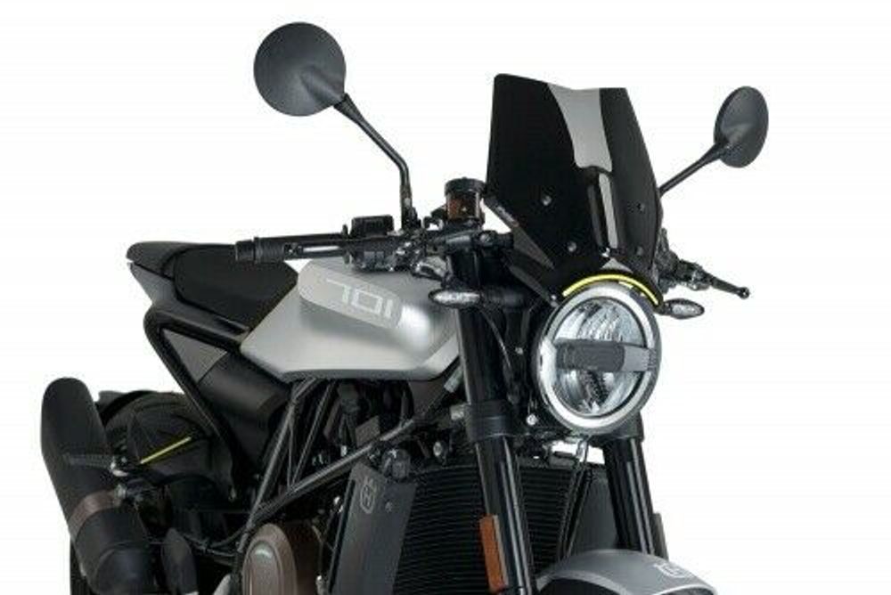 PUIG 9750N New Generation Sport passend fuer HUSQVARNA VITPILEN 701 Schwarz