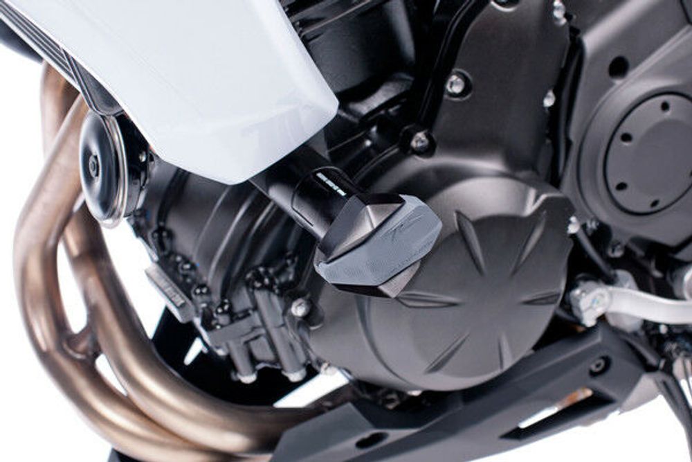 PUIG 6054N Sturzpads R19 passend fuer KAWASAKI ER-6N Schwarz