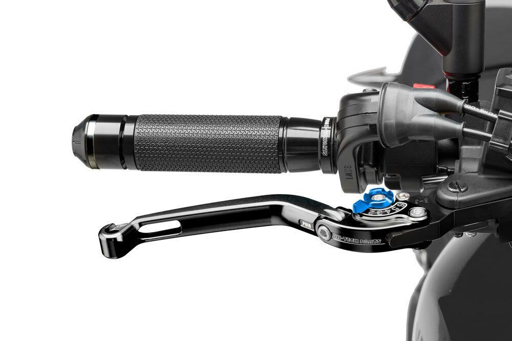 Brems-Kupplungshebel Puig Aprilia Tuono V4 Factory (KG) 2017- Knickversion schwa