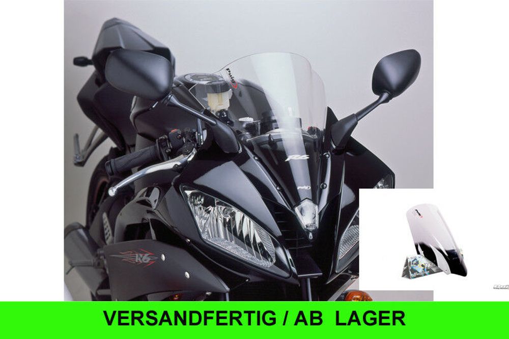 PUIG 4059H Racingscheibe passend fuer YAMAHA YZF-R6 Getönt