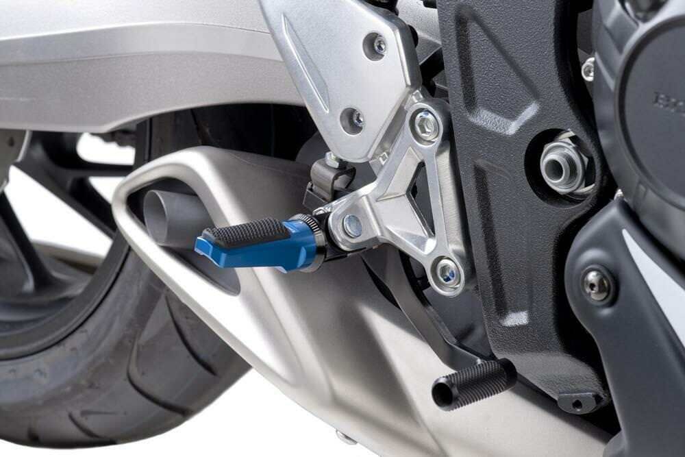 PUIG 7318A Sport Fußrasten passend fuer SUZUKI GSX-R750 Blau