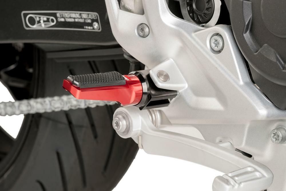 PUIG 7318R Sport Fußrasten passend fuer SUZUKI GSX-R750 Rot