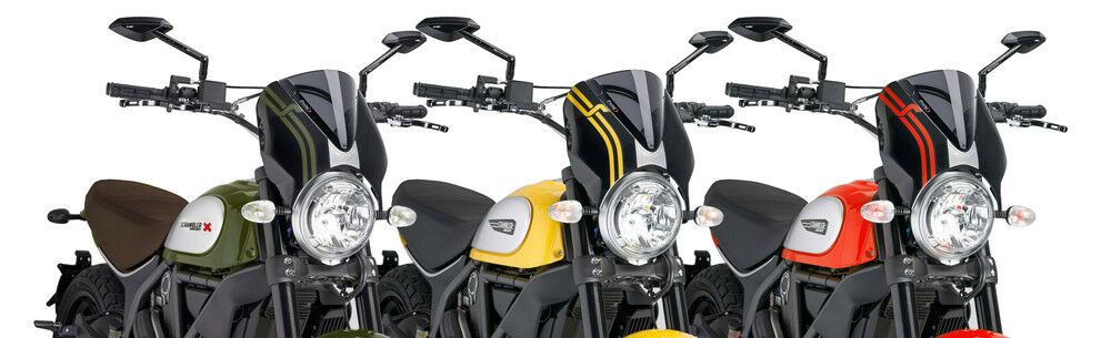 PUIG 7652F Retrovision passend fuer DUCATI SCRAMBLER ICON Stark getönt