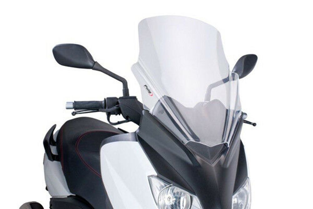 PUIG 6259W Windschutzscheibe V-Tech Line Touring passend fuer YAMAHA X-MAX 125 Transparent