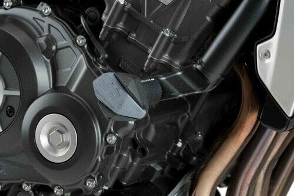 PUIG 9753N Sturzpads R19 passend fuer HONDA CB1000R NEO SPORTS CAFE Schwarz